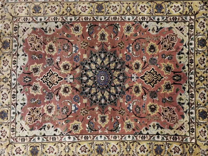 isfahan rug before