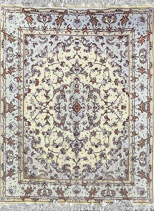 persian tabriz handmade yellow rug