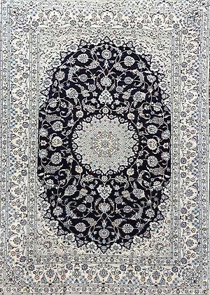 persian nain blue rug